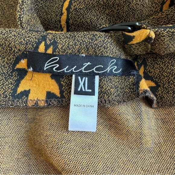 Anthropologie By Hutch Mimi Cropped Wide Leg Jumpsuit Palm Tree Print X-Large - Picture 7 of 15